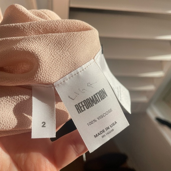 Reformation Rosehip Dress Squareneck Ballerina - Picture 7 of 7